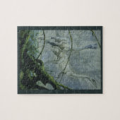 Vintage dinosauriërs, Megapnosaurus ook bekend als Legpuzzel (Horizontaal)