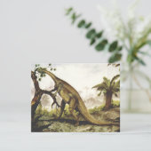 Vintage dinosauriërs, Plateosaurus die van bomen g (Staand voorkant)