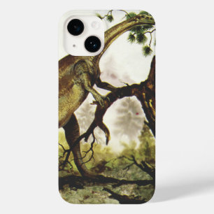 Vintage dinosauriërs, Plateosaurus die van bomen g Case-Mate iPhone 14 Hoesje