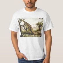 Vintage dinosauriërs, Plateosaurus die van bomen g