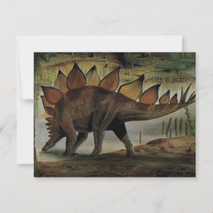 Vintage dinosauriërs, Stegosaurus, staart met stek
