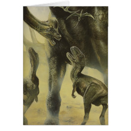 Vintage dinosauriërs, Torvosaurus en Brachiosaurus
