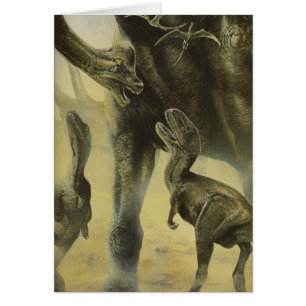 Vintage dinosauriërs, Torvosaurus en Brachiosaurus