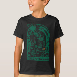 Vintage Disc Golf Geen Schijf Achtergelaten Funny T-shirt