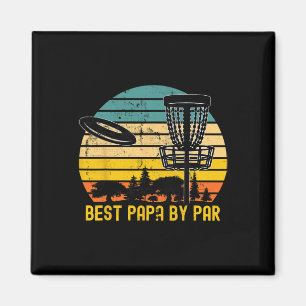 Vintage Disc Golf Papa Cadeau - Beste Papa Volgens Magneet