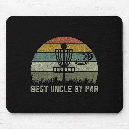 Vintage discgolfshirt, vadersdag kleding, frisbee muismat (Voorkant)