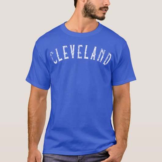 Vintage Distressed Cle meisje T-shirt (Voorkant)
