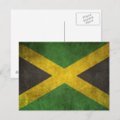 Vintage Distressed Flag of Jamaica Briefkaart (Voorkant / Achterkant)