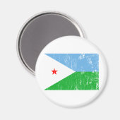Vintage Djibouti Magneet (Voorkant / Achterkant)
