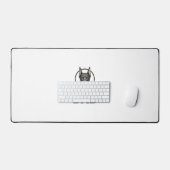 Vintage Dobermann Vader Gravure Hond Liefhebber On Bureaumat (Keyboard & Muis)