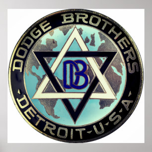 Vintage Dodge Brothers Poster