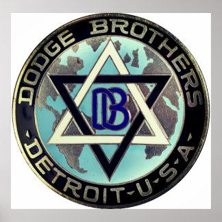 Vintage Dodge Brothers Poster