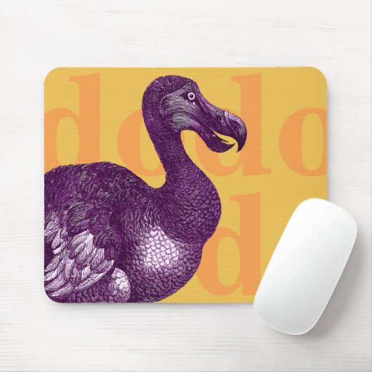 Vintage Dodo Bird Mousepad Muismat (Met muis)