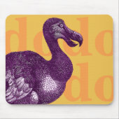Vintage Dodo Bird Mousepad Muismat (Voorkant)