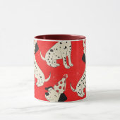 Vintage Dog Birthday  Mok (Midden)