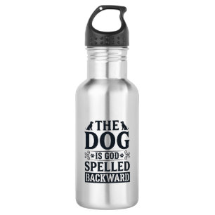 Vintage Dog Is God Spelled Backward Shirt Design_1 Waterfles