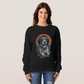 "Vintage Dog Style dames Sweatshirt (Voorkant volledig)