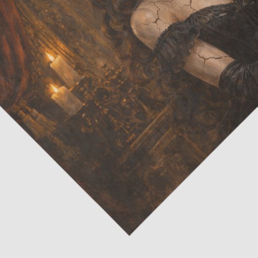 Vintage Doll Tissuepapier (Detail)