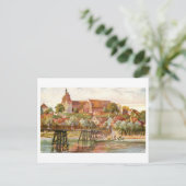 Vintage Dom/Cathedral Havelberg Germany Briefkaart (Staand voorkant)