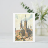 Vintage Dom/Cathedral in Bamberg, Germany Briefkaart (Staand voorkant)