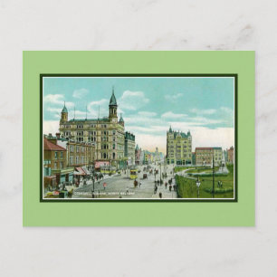 Vintage Donegall Vierkant Noord-Belfast Briefkaart