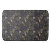 Vintage Donkere Stemming Bloem William Morris Badmat (Voorkant)