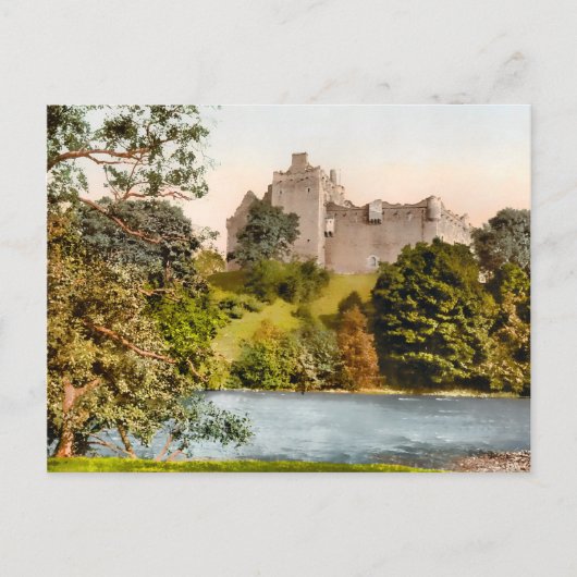 Vintage Doune Castle Schotland Briefkaart (Voorkant)