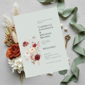 Vintage Dove Gray Pale Ash Pastel Invitation Kaart