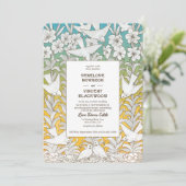 Vintage Dove Love Wedding Kaart (Staand voorkant)