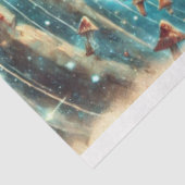 Vintage Down The Rabbit Hole Alice Decoupage Tissuepapier (Detail)