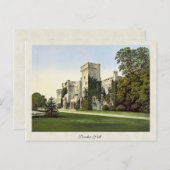 Vintage Downton Hall Shropshire England Briefkaart (Voorkant / Achterkant)