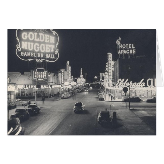 Vintage Downtown Las Vegas (Voorkant Horizontaal)
