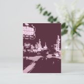 Vintage Downtown Las Vegas Briefkaart (Staand voorkant)