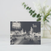 Vintage Downtown Las Vegas Briefkaart (Staand voorkant)