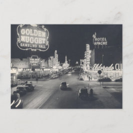 Vintage Downtown Las Vegas Briefkaart