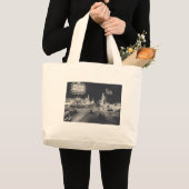 Vintage Downtown Las Vegas Grote Tote Bag (Voorkant (product))