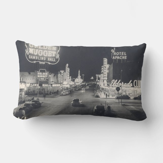 Vintage Downtown Las Vegas Kussen (Voorkant)