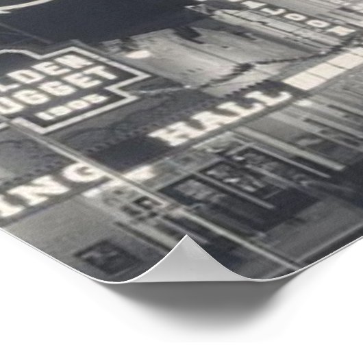 Vintage Downtown Las Vegas Poster (Hoek)