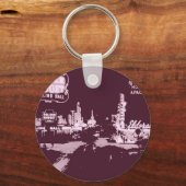 Vintage Downtown Las Vegas Sleutelhanger (Voorkant)