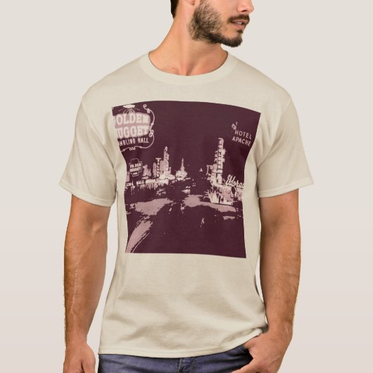 Vintage Downtown Las Vegas T-shirt (Voorkant)