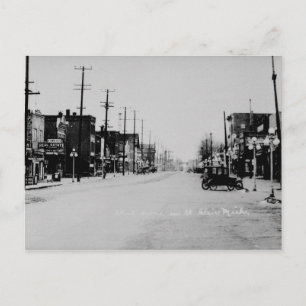 Vintage Downtown St. Clair, Michigan Briefkaart