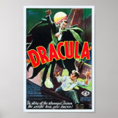 Vintage Dracula Poster (Voorkant)