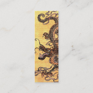 Vintage dragon Visitekaartjes Bladwijzer