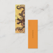 Vintage dragon Visitekaartjes Bladwijzer (Voorkant / Achterkant)