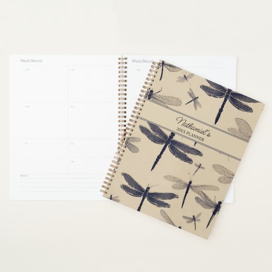 Vintage Dragonfly Planner (Display)
