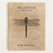 Vintage Dragonfly Planner (Voorkant)