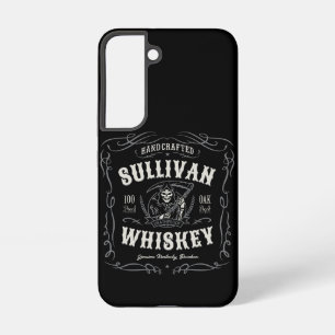 Vintage drank ADD NAAM Oude Grim Reaper Whiskey Samsung Galaxy Hoesje