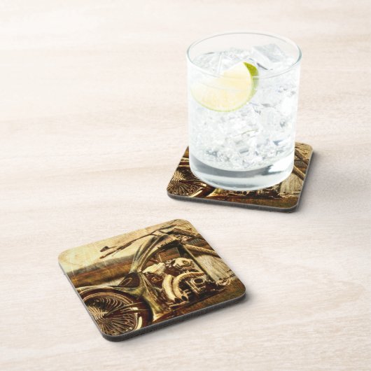 Vintage Drankjes Onderzetter (Rechterzijde)