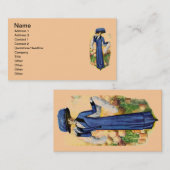 Vintage dress Visitekaartje (Voorkant / Achterkant)