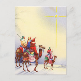 Vintage drie Mannen Briefkaart